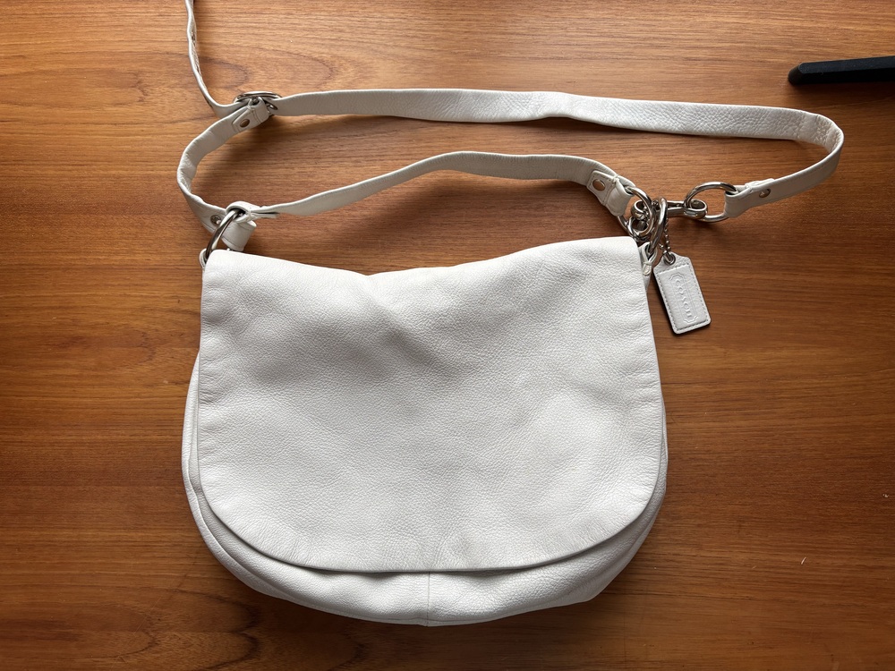 COACH pebble leather bag